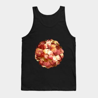 Ball of Pink Petals Tank Top